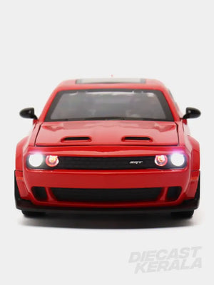 1:24 DODGE Challenger SRT Scale model car RED 1:24 scale model
