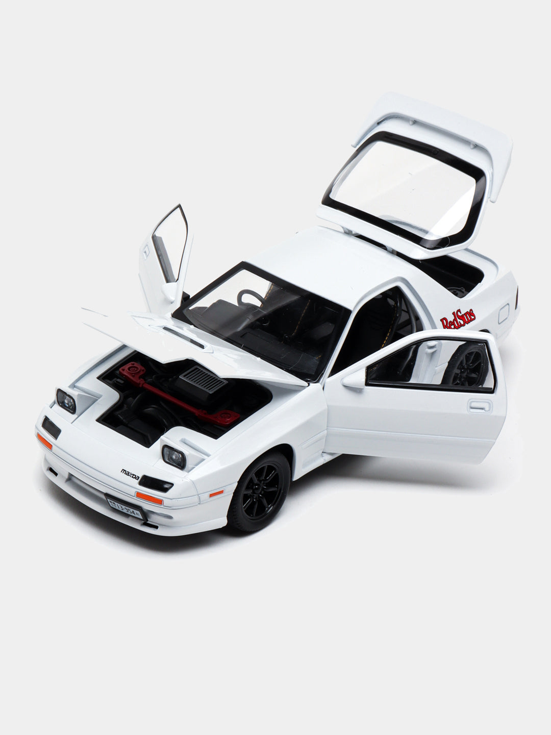 Metal car Mazda RX-7 with light and sound effects, 21 cm, scale 1:24