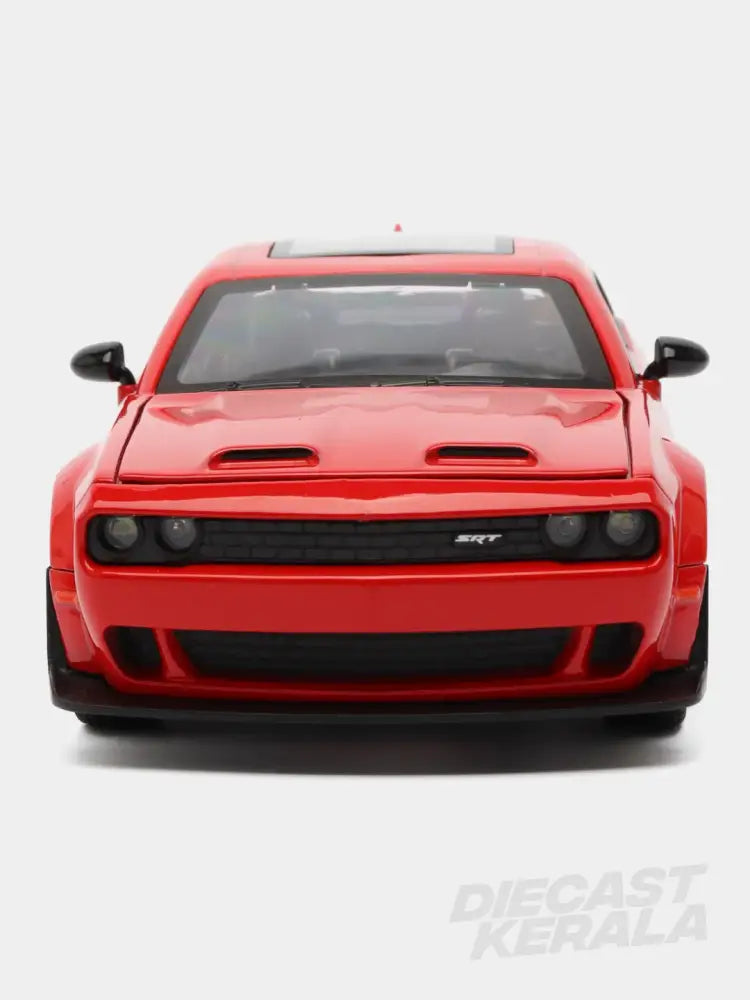 1:24 DODGE Challenger SRT Scale model car RED 1:24 scale model