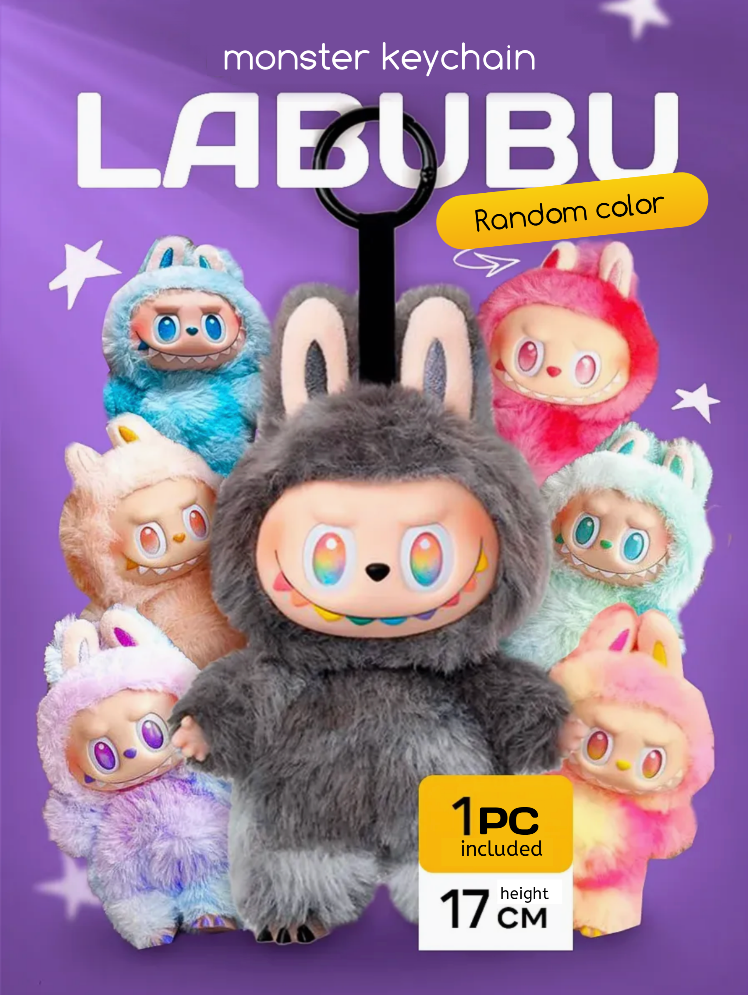 Labubu POP MART Figure, Random 1 pc - Big Into Energy