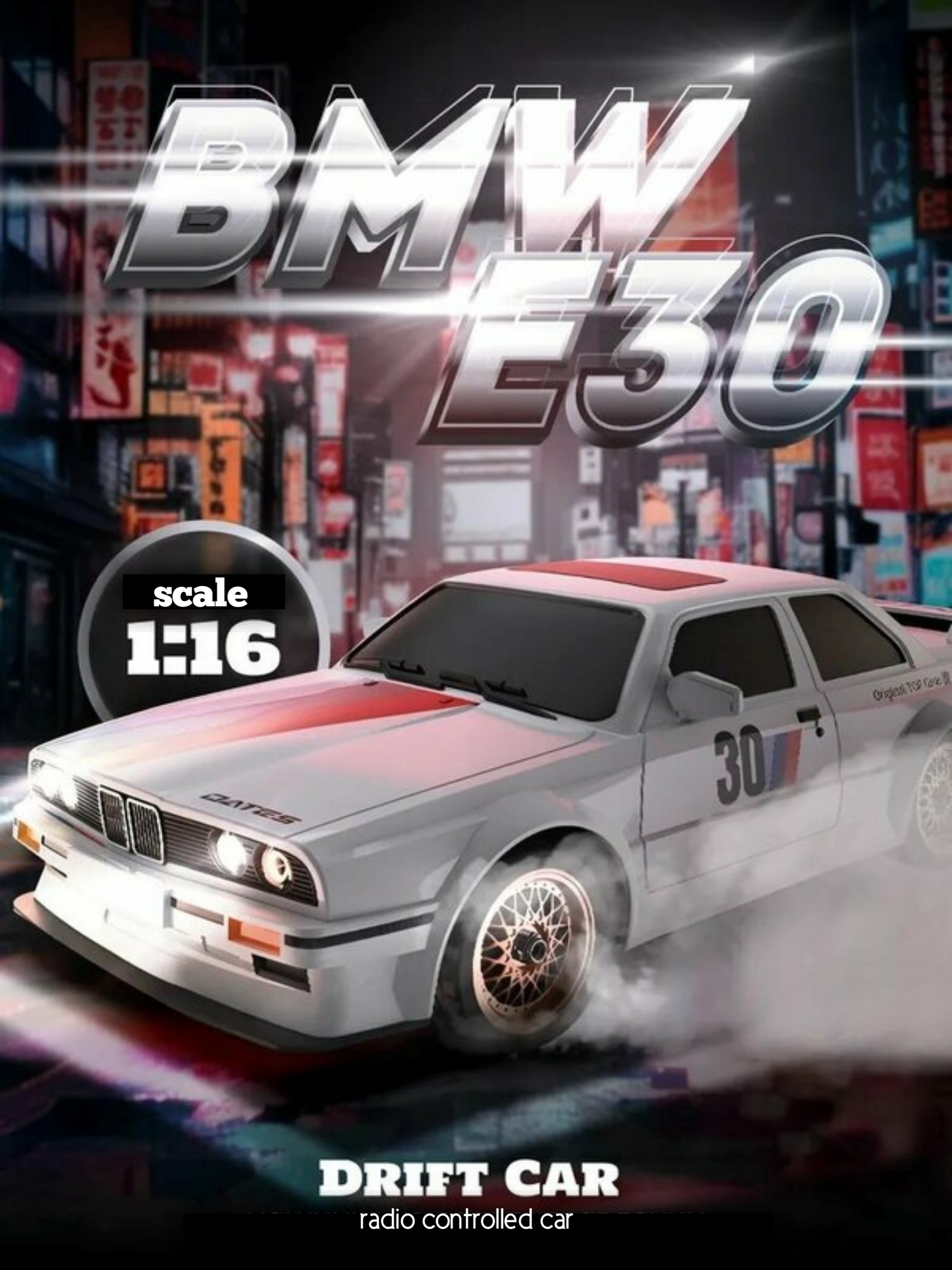 1/16 Racing BMW E30 Rc Drift Car Model