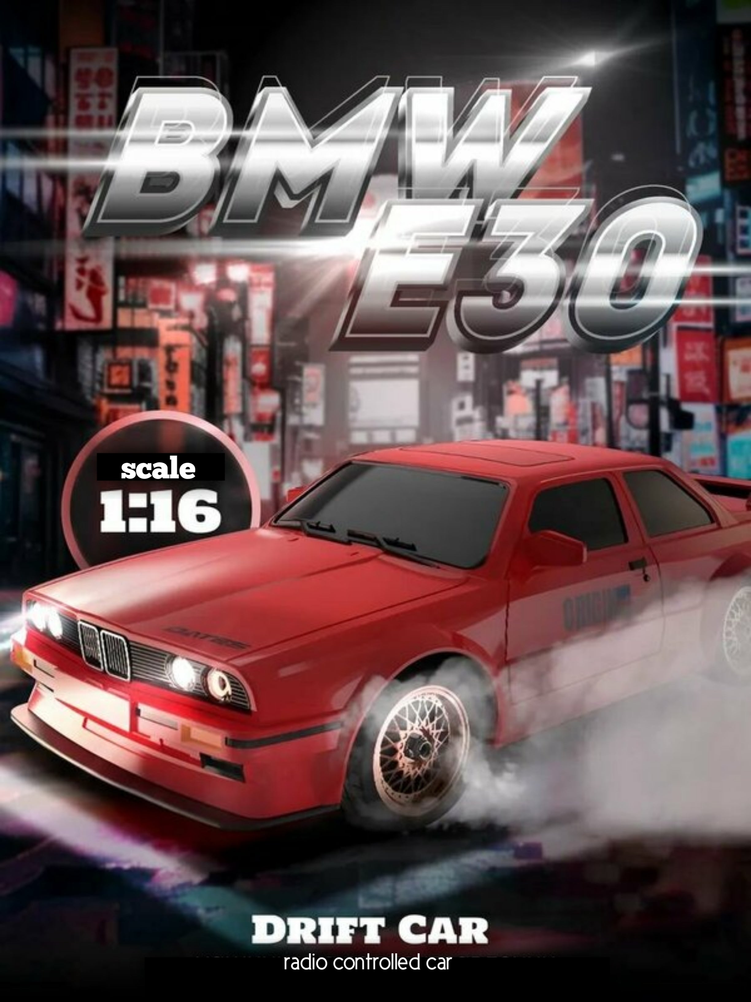 1/16 Racing BMW E30 Rc Drift Car Model