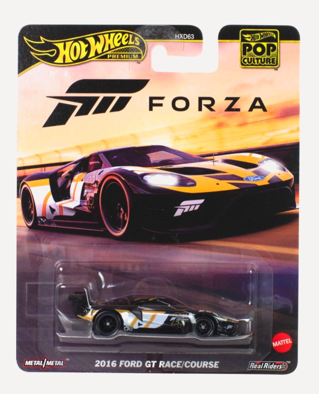 Hot Wheels Premium Forza 2016 Ford Gt Race Course Pop culture 2025