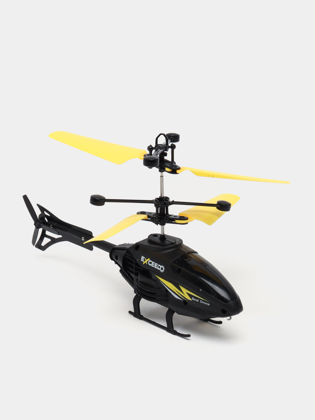 Flying Helicopter with Hand Gravity Sensor, Remote Control Helicopter Toy, Charging Helicopter with 3D Light & Safety Sensor YELLOW