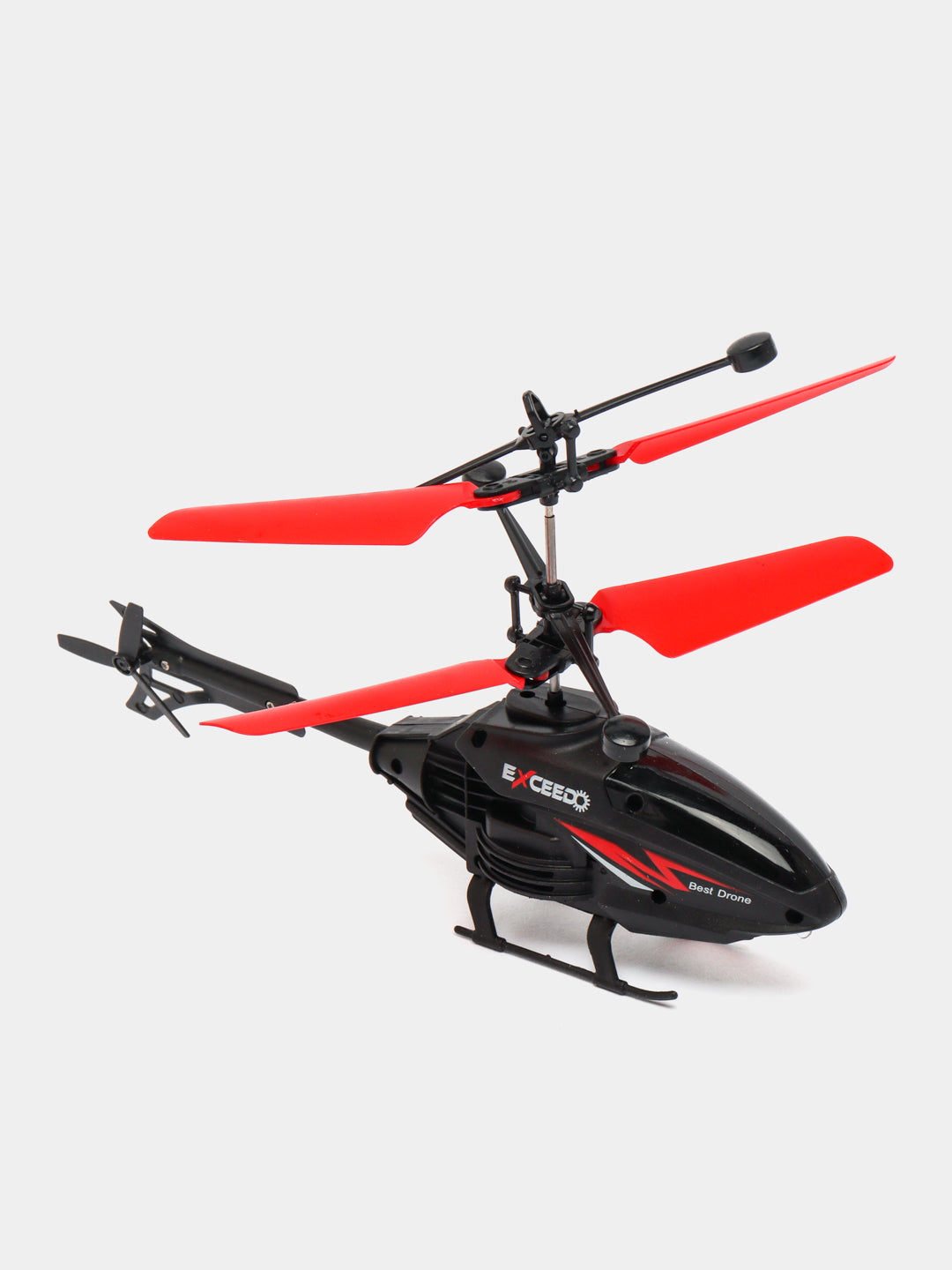 Flying Helicopter with Hand Gravity Sensor, Remote Control Helicopter Toy, Charging Helicopter with 3D Light & Safety Sensor RED