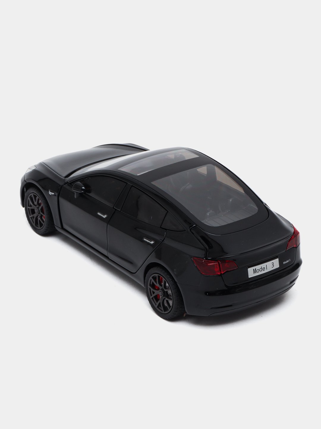 Tesla Model 3 Metal Diecast Car 1:24 scale model black