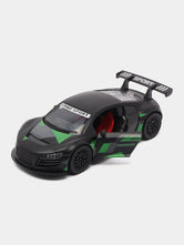 Audi R8 SPORTS BLACK 1:36 Scale With PRINT