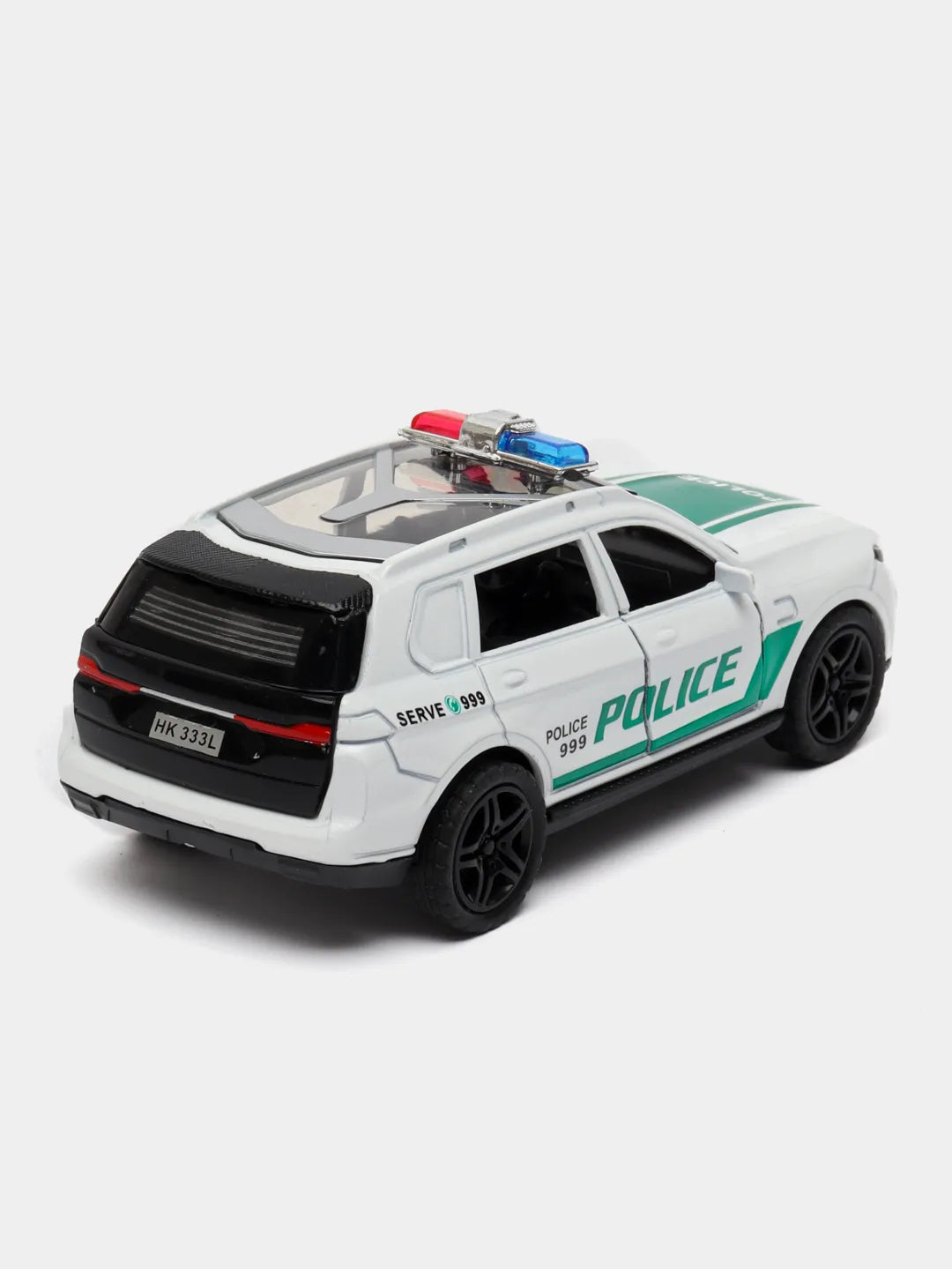 BMW X7 POLICE WHITE 1:36 Scale