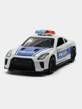 Nissan GTR R35 1:43 diecast Police car