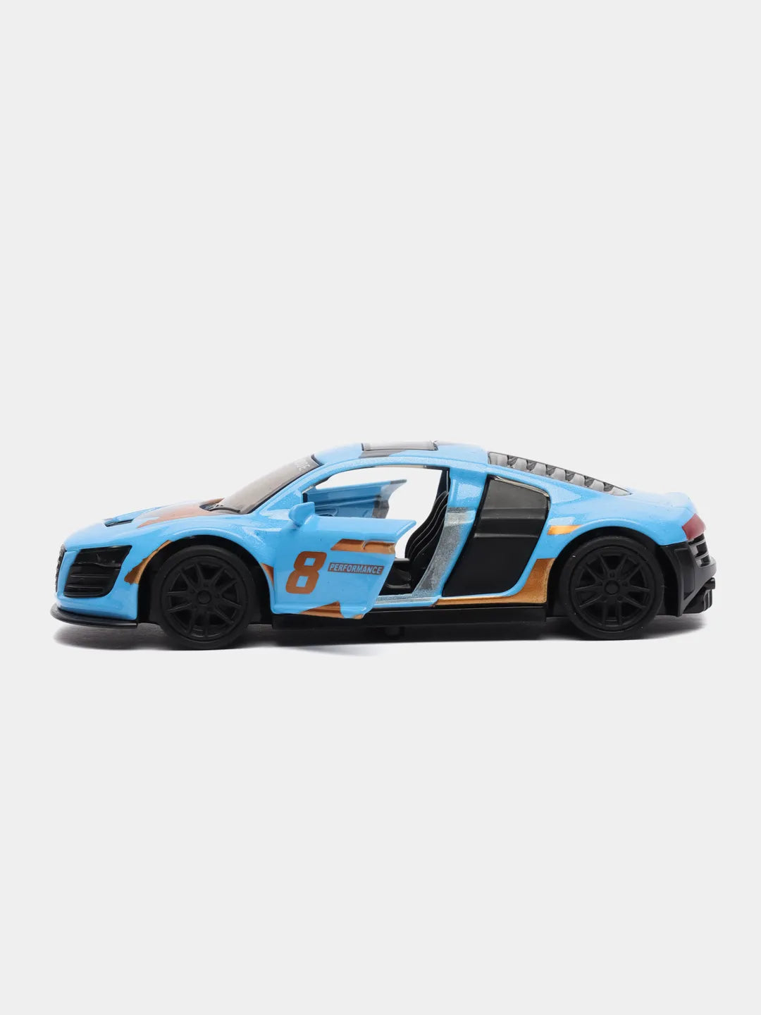 Audi R8 SPORTS BLUE 1:43 Scale Metal car