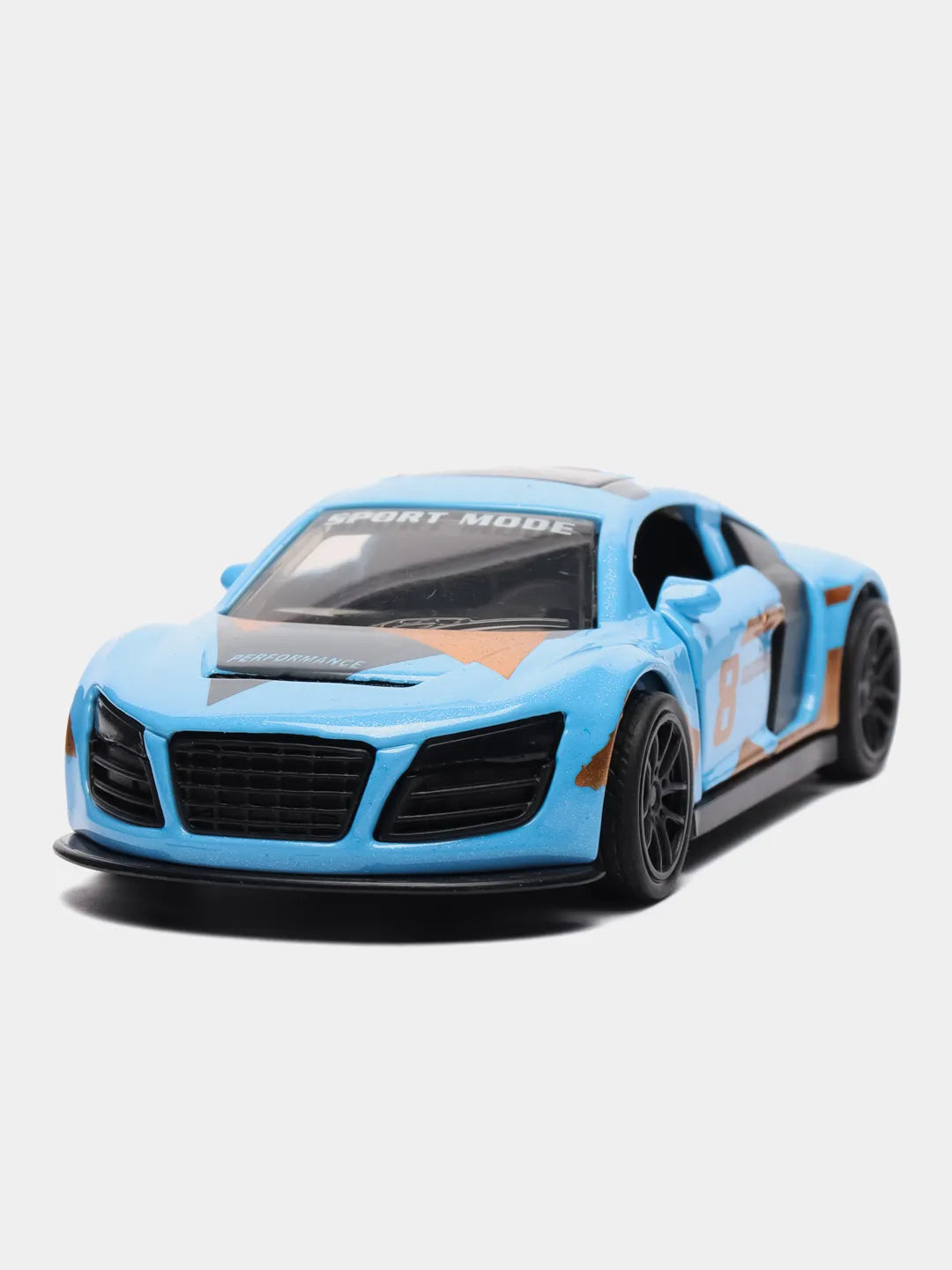 Audi R8 SPORTS BLUE 1:43 Scale Metal car