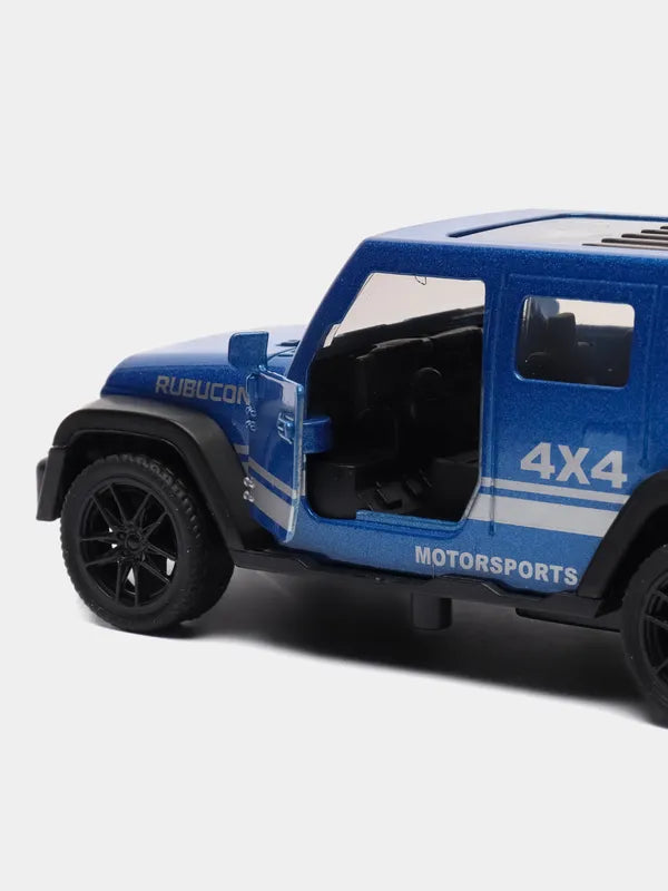 JEEP WRANGLER 4x4 BLUE 1:43 Scale